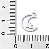 Non-Tarnish 304 Stainless Steel Charms STAS-C097-23P-3