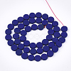 Spray Painted Non-magnetic Synthetic Hematite Beads Strands G-T116-01A-23-2