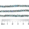 Transparent Electroplate Glass Beads Strands EGLA-A039-T3mm-UA12-4