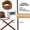 Gorgecraft Flat Cowhide Leather Jewelry Cord LC-GF0001-10A-01-2