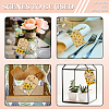 120Pcs 4 Styles Sunflower Paper Thank You Gift Tags CDIS-WH0038-02-7
