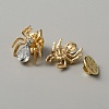 Crystal Rhinestone Spider Brooch JEWB-WH0026-30-2