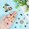 HOBBIESAY 40Pcs 20 Styles Mixed Gemstone Cabochons G-HY0001-54-3