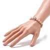 Handmade Polymer Clay Beads  Stretch Bracelets BJEW-JB06550-4