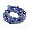 Natural Dumortierite Quartz Nuggets Beads Strands X-G-J335-34-2