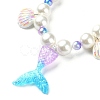 Plastic & Resin Bead Jewelry Set for Kids SJEW-F221-01-2