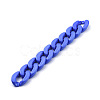 Handmade Opaque Acrylic Curb Chains AJEW-JB00564-05-3