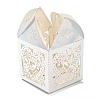 Laser Cut Paper Hollow Out Heart & Flowers Candy Boxes CON-C001-03-4