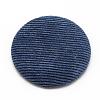 Corduroy Cloth Fabric Covered Cabochons WOVE-S084-25A-1