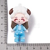 The 12 Chinese Zodiac Girl Doll PVC Plastic Pendants KY-S172-16H-3