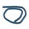 Electroplated Synthetic Non-magnetic Hematite Beads Strands G-K361-A03-03-2