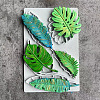 DIY Monstera Leaf & Feather Food Grade Silicone Molds FEAT-PW0001-024A-1