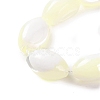 Natural Trochus Shell Oval Beads Strands BSHE-S304-07A-2