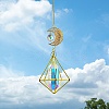 Metal Moon Hanging Ornaments PW-WG54248-01-2