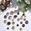 WADORN 64 Sets 16 Style Alloy Snap Button BUTT-WR0001-11-4