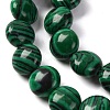 Synthetic Malachite Beads Strands G-T047-A10-01-4