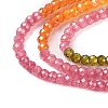 Transparent Gradient Color Cubic Zirconia Strand ZIRC-NH0002-01K-3