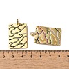 Brass Micro Pave Colorful Cubic Zirconia Pendants KK-R162-041G-3