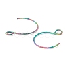 Rainbow Color Ion Plating(IP) 316 Surgical Stainless Steel Earring Hooks STAS-D183-03M-02-3