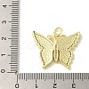 Butterfly Brass Enamel Micro Pave Cubic Zirconia Pendants KK-Z042-02G-01-3