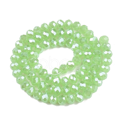 Electroplate Glass Beads Strands EGLA-A044-J6mm-A08-1