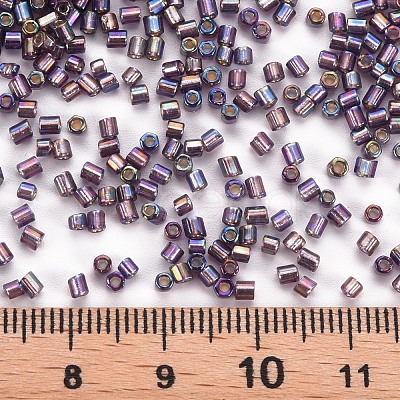 Glass Bugle Beads SEED-S032-09A-639-1