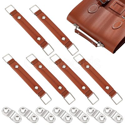 WADORN 6 Sets PU Leather Handbag Straps FIND-WR0005-52-1