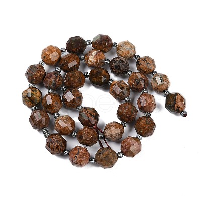 Natural Jasper Beads Strands G-O201B-140G-1