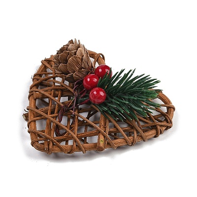 Christmas Theme Foam Imitation Berry & Plastic Pine Picks Decor DIY-Z034-02D-1