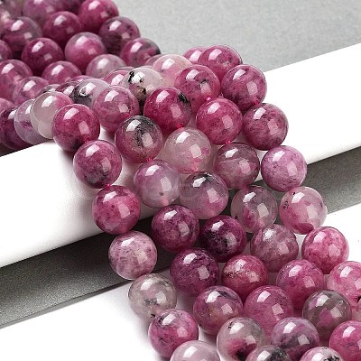 Natural Cherry Blossom Agate Beads Strands G-B076-A02-03-1