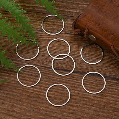 Tarnish Resistant 304 Stainless Steel Linking Ring STAS-S079-12A-1