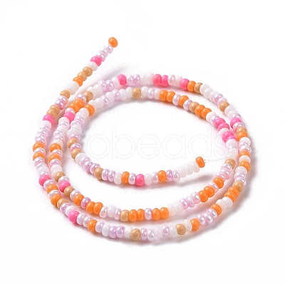 Glass Seed Bead Strands LAMP-B021-04C-1