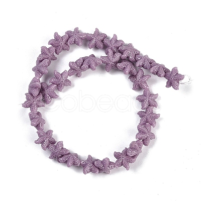 Synthetic Coral Dyed Carved Beads Strands CORA-K009-06A-06-1