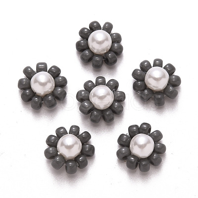 Glass Seed Beads Charms FIND-R086-05F-1