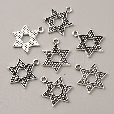 Tibetan Style Alloy Pendants FIND-CJC0017-09AS-1