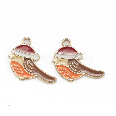 Alloy Enamel Pendants ENAM-E569-06-1