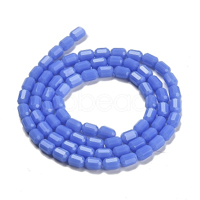 Opaque Glass Beads Strands GLAA-G112-04-1