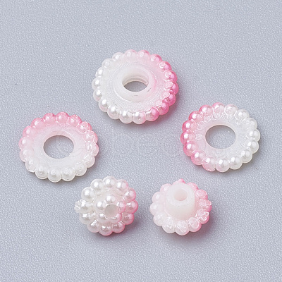 Imitation Pearl Acrylic Beads OACR-T004-12mm-14-1