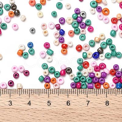 8/0 Mixed Style Round Glass Seed Beads X-SEED-K003-3mm-M05-1