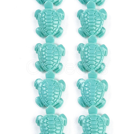 Synthetic Coral Carved Beads Strands CORA-L020-E-13-1