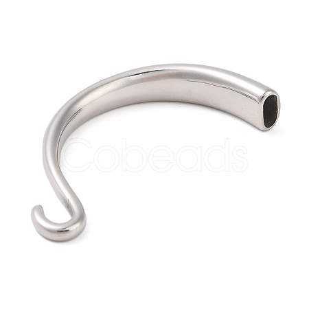 Non-Tarnish 304 Stainless Steel Hook and S-Hook Clasps STAS-U006-01A-P-1