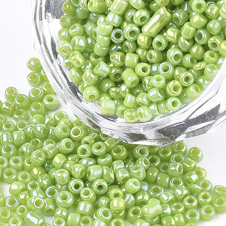 Opaque Glass Seed Beads SEED-S023-01A-04-1