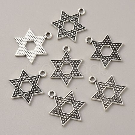 Tibetan Style Alloy Pendants FIND-CJC0017-09AS-1