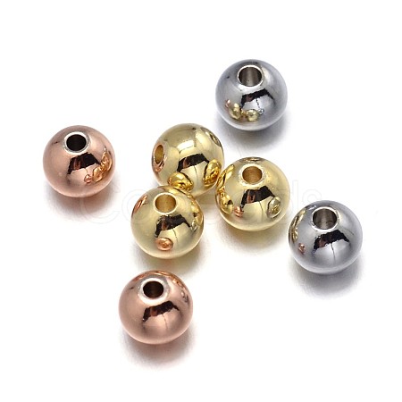 Brass Beads KK-F0317-8mm-01-NR-1