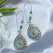 Elegant and Stylish Turquoise Earrings with Unique Personality Charm