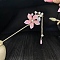 Alloy Hair Sticks, Hair Accessories for Women Girls, Pink, 180mm