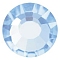 Preciosa&reg Crystal Hotfix Flatback Stones, Czech Crystal, Round(438 11 612 Chaton Rose VIVA 12 &reg), 60000 Aquamarine, SS10(2.7~2.9mm)