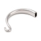 Non-Tarnish 304 Stainless Steel Hook and S-Hook Clasps, Stainless Steel Color, 65x33x6mm, Hole: 8.5mm