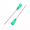 Plastic Fluid Precision Blunt Needle Dispense Tips, with 304 Stainless Steel Pin, Medium Aquamarine, 6.75x0.77cm, Inner Diameter: 0.42cm, Pin: 1.3mm