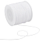 SUNNYCLUE 1 Roll Nylon Thread, Nylon String, Chinese Knotting Cord, for Beading Jewelry Making, White, 0.8mm, about 109.36 yards(100m)/roll